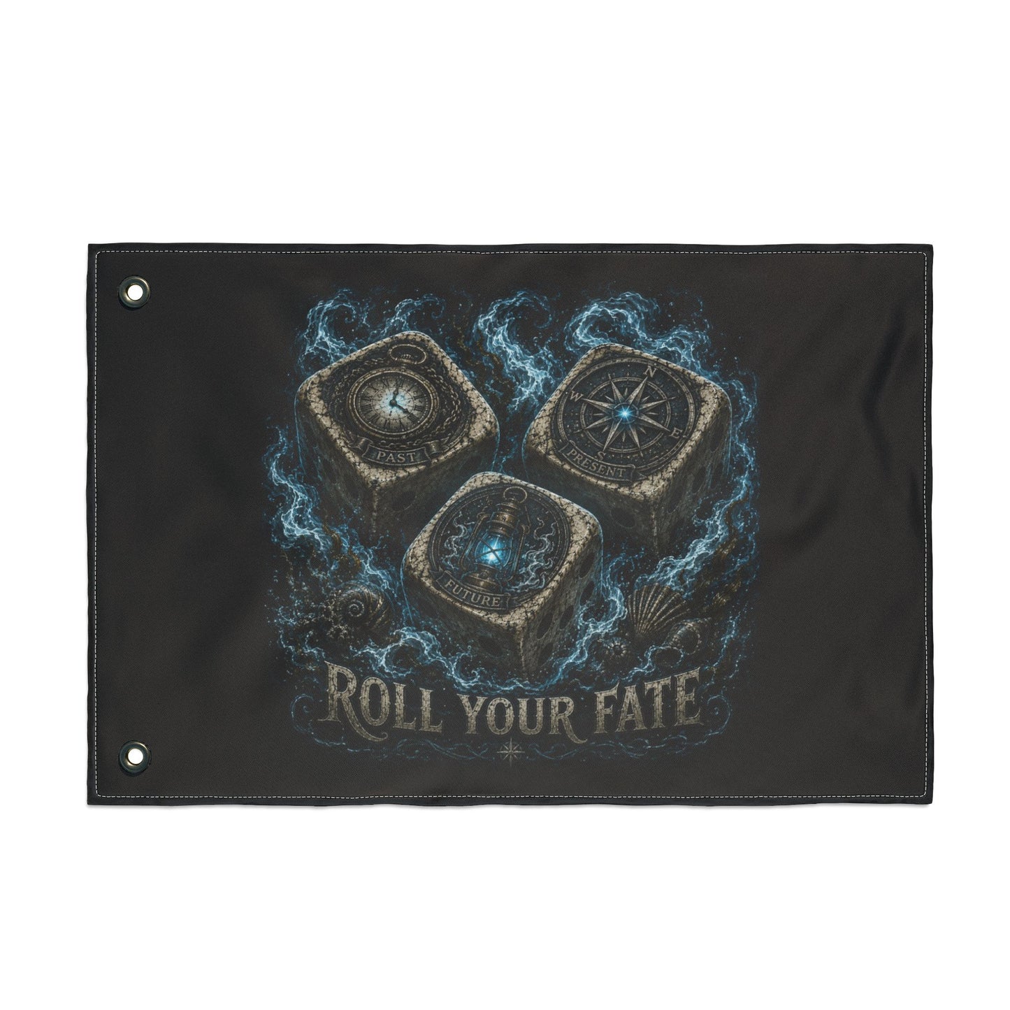 Fate's Dice Double Sided Flag