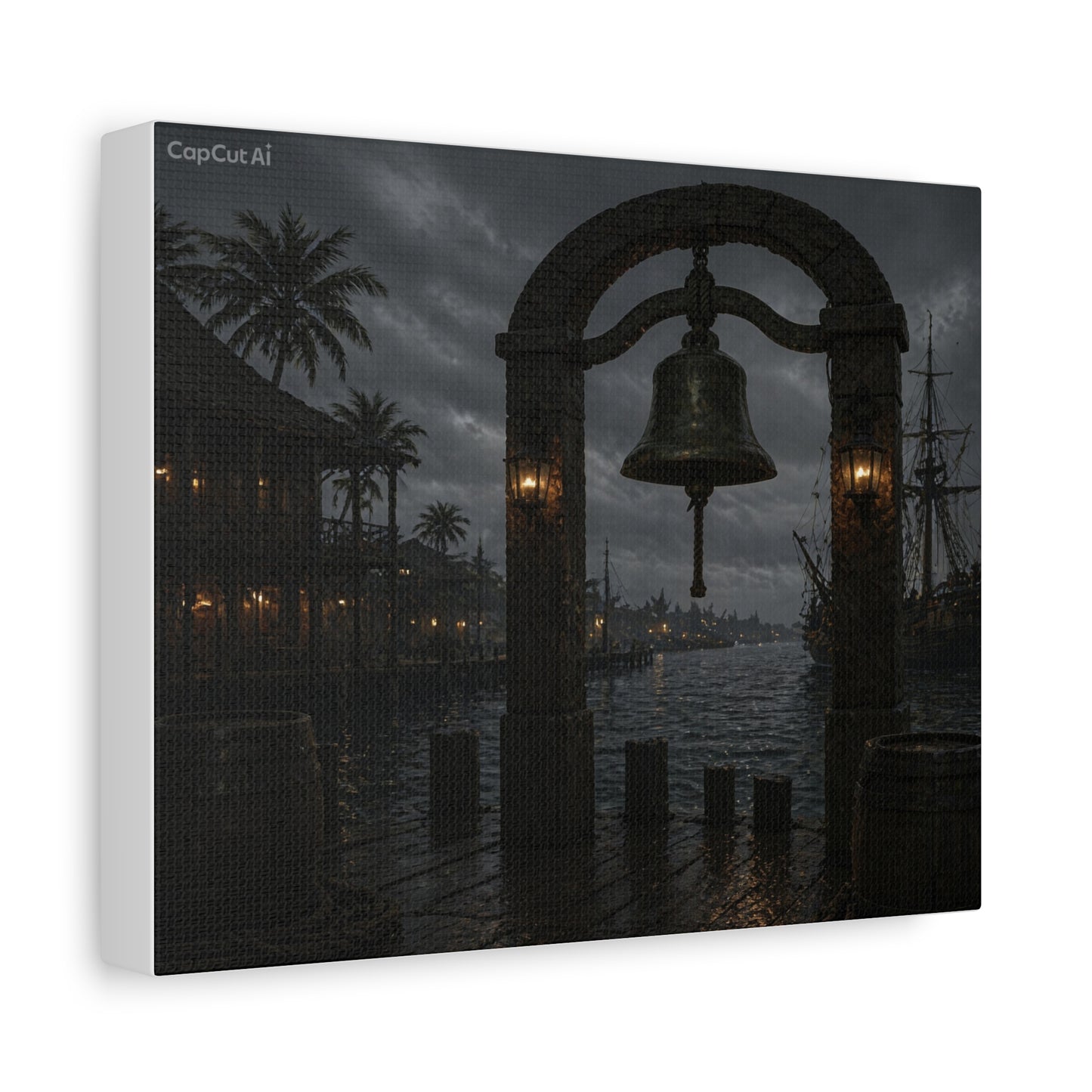 Title Harbor Bell – Brinewyld Archives Canvas Print
