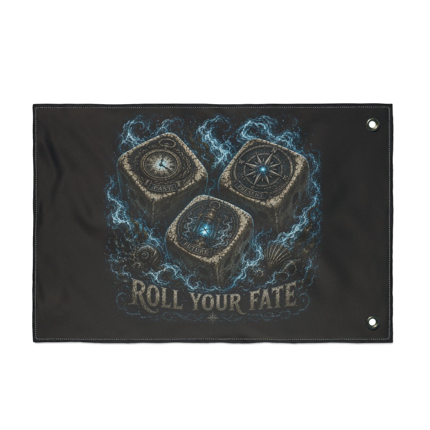 Fate's Dice Double Sided Flag