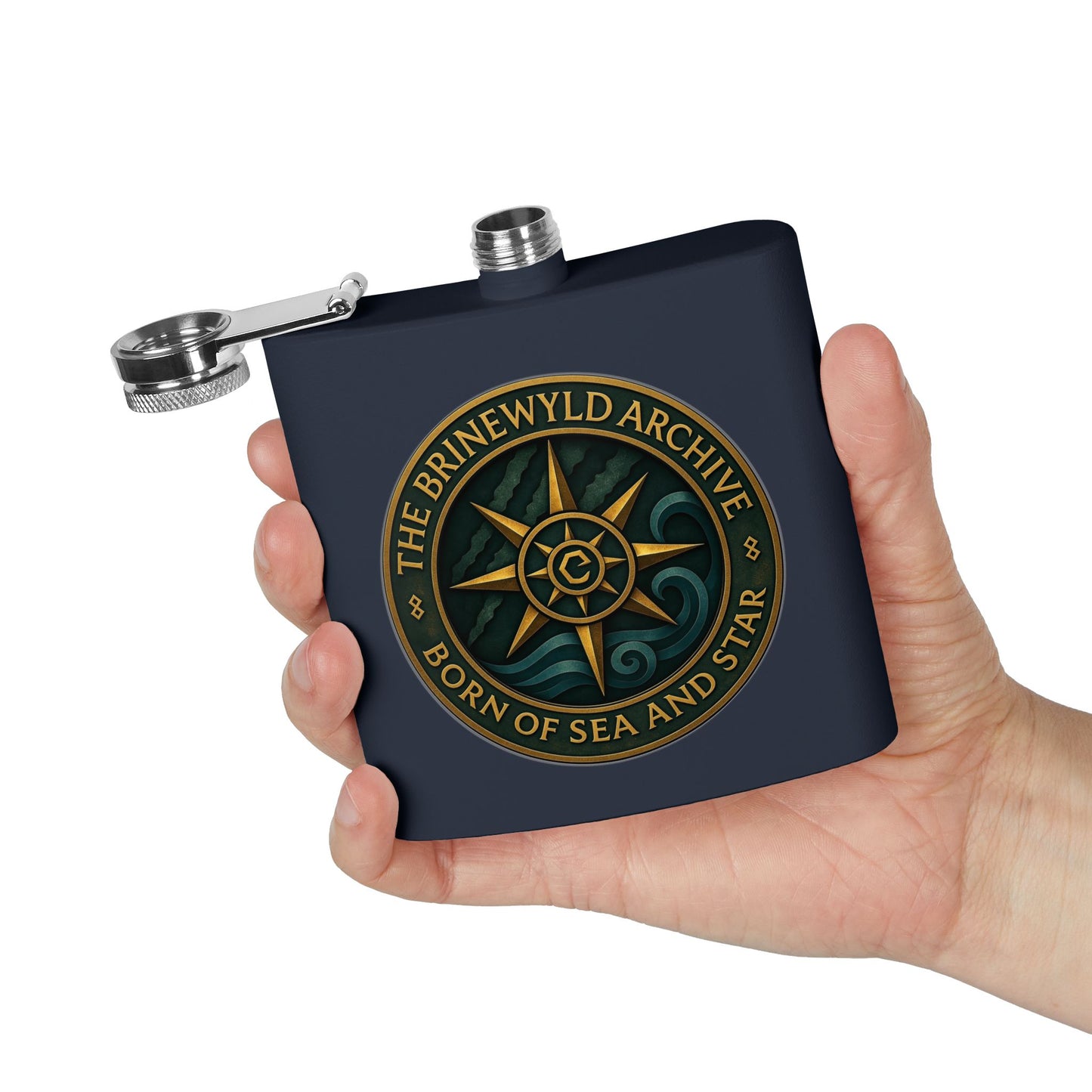 Stainless Steel Flask, 6oz